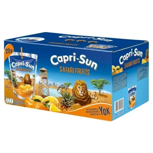 Capri-Sun Safari 1 Koli X20 - 1 kg - Görsel 2