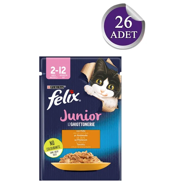 Felix 85 gr 26'lı Yavru Kedi Yaş Maması - Görsel 3