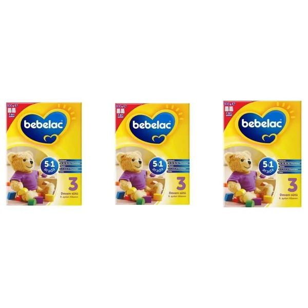 Bebelac 3 Devam Sütü 800 gr 3 Adet - Görsel 2