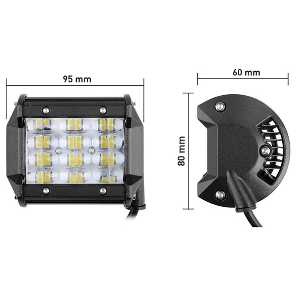 Knmaster Muscle 72W Bar Tipi Off Road Led Sis Farı Takım - Görsel 5