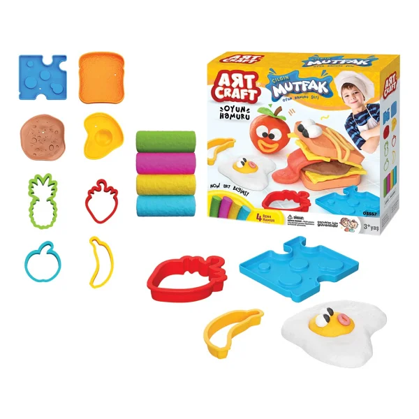 Art Craft Mutfak Hamuru Seti 200 gr 03557 - Görsel 3