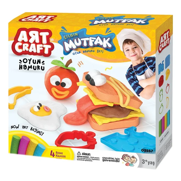 Art Craft Mutfak Hamuru Seti 200 gr 03557 - Görsel 4