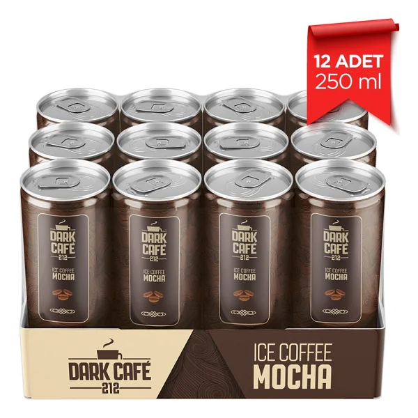Dark Cafe 212 Soğuk Kahve Mocha 12 x 250 ML - Görsel 2