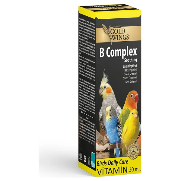 Gold Wings Premium B Complex Kuşlar Için Stres Önleyici Sıvı Vitamin - Görsel 4
