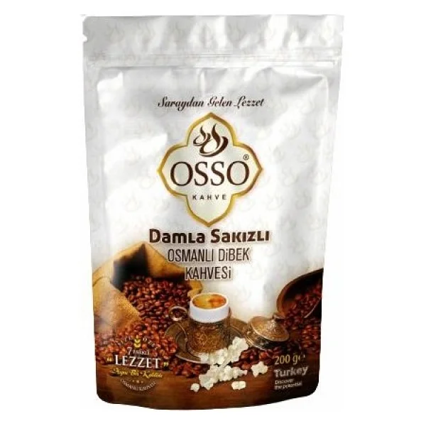 Osso Damla Sakızlı Osmanlı Dibek Kahvesi 200 gr - Görsel 4