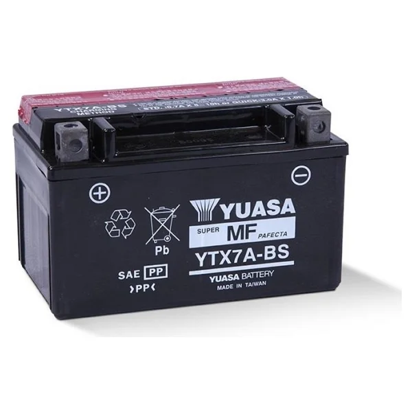 Yuasa YTX7A-BS Motosiklet Aküsü - Görsel 4