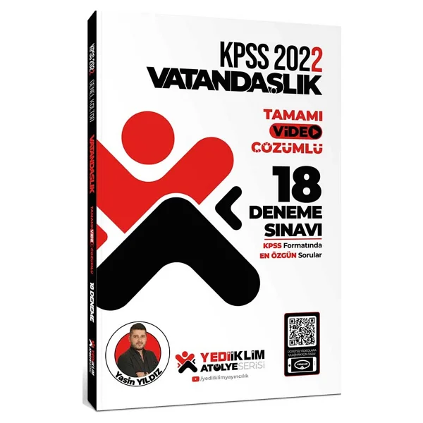 Yediiklim Yayınları KPSS 2024 Genel Kültür Vatandaşlık 18 Deneme Sınavı - Görsel 3