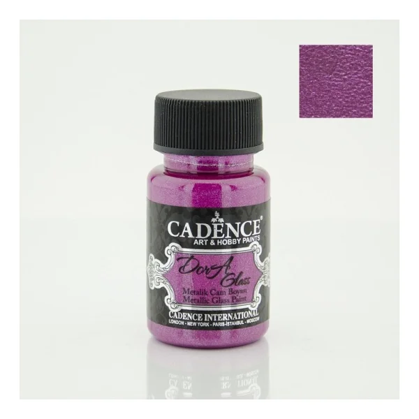 Cadence Dora Glass Metalik Boya 50 ml Mentol - Açık Yeşil - Görsel 8