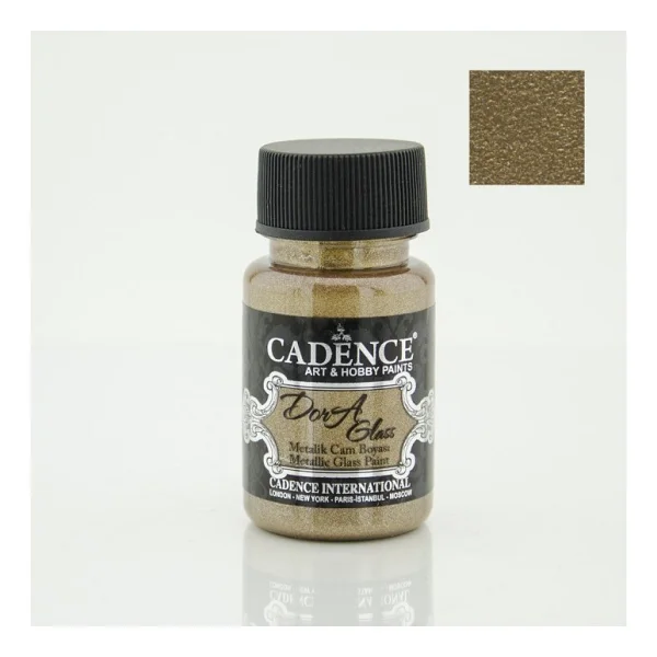 Cadence Dora Glass Metalik Boya 50 ml Mentol - Açık Yeşil - Görsel 6