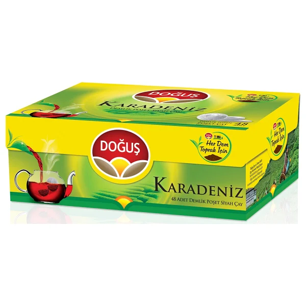 Doğuş Karadeniz Bergamot Aromalı 3.2 gr 48'li Demlik Poşet Çay - Görsel 3