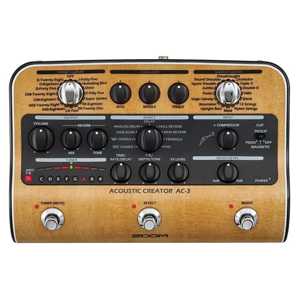 Zoom Ac-3 Akustik Efekt Pedalı Prosesörü - Görsel 4