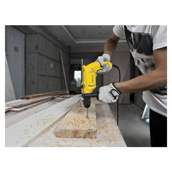 Stanley SDH600CK 600 W Darbeli Matkap - Görsel 4