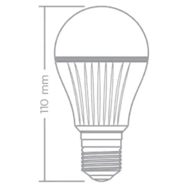Forlife 7W E27 Plastik 12V LED Ampul Beyaz - Görsel 4