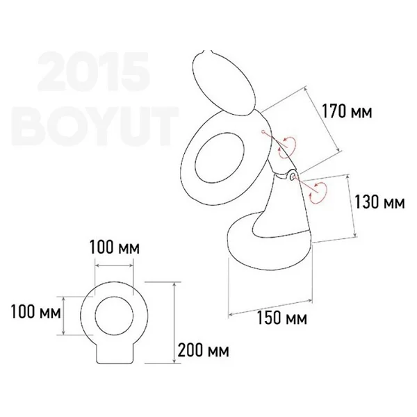 Loyka 2015 Ledli Masaüstü Büyüteç - Görsel 4