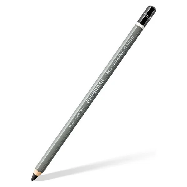 Staedtler Mars Lumograph Charcoal Komur Fuzen Kalem Hard - Görsel 2