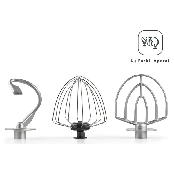 Homend Artfood 3025 1200 W 5.5 lt Stand Mikser - Görsel 4