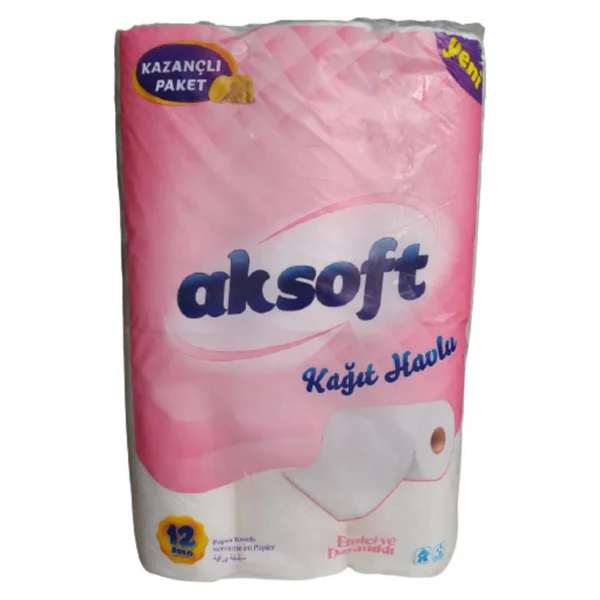 Aksoft 12'li Kağıt Havlu - Görsel 2