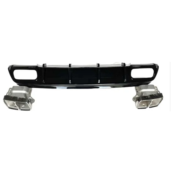 Çmk Mercedes W176 16-18 A45 Amg Difüzör Silver Egzoz - Görsel 2