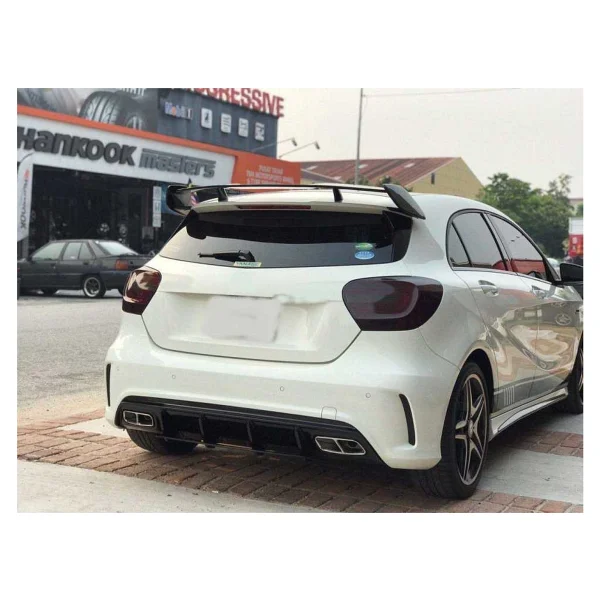 Çmk Mercedes W176 16-18 A45 Amg Difüzör Silver Egzoz - Görsel 4