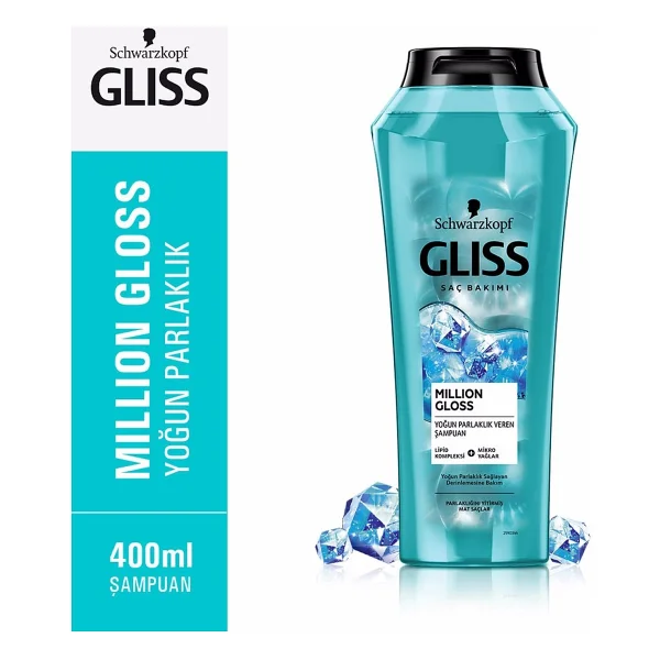 Gliss Million Gloss Şampuan 400 ml - Görsel 5