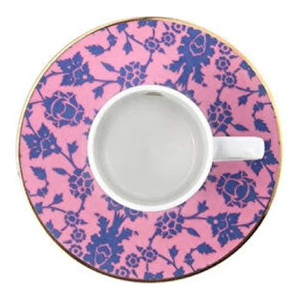 Porland Glamorous Pembe 85 cc Tabaklı Kahve Fincanı - Görsel 6