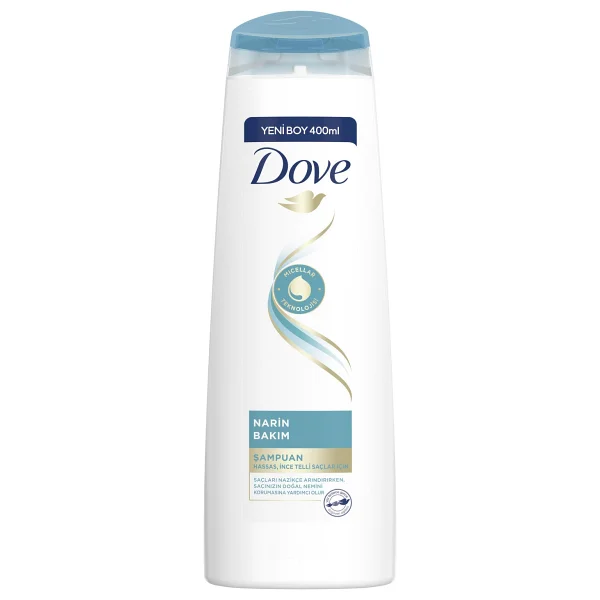 Dove Micellar Narin Bakım Hassas İnce Telli Saçlar için 400 ml Şampuan - Görsel 2