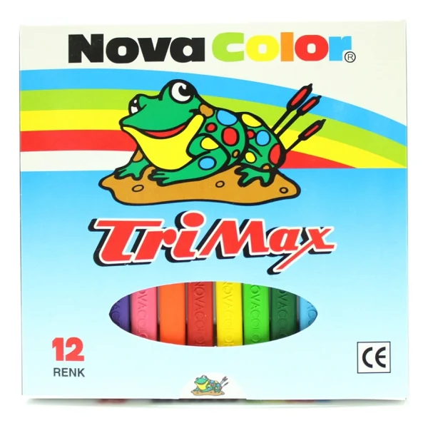 Nova Color Trimax Silinebilir 12'li Mum Boya - Görsel 3