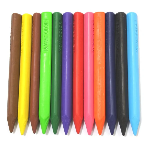 Nova Color Trimax Silinebilir 12'li Mum Boya - Görsel 2