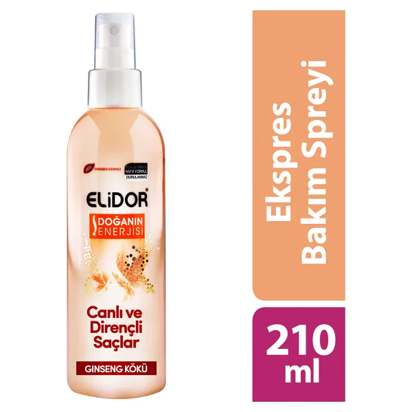 Elidor Doğanın Enerjisi Canlı ve Dirençli Saçlar 210 ml Saç Spreyi - Görsel 10