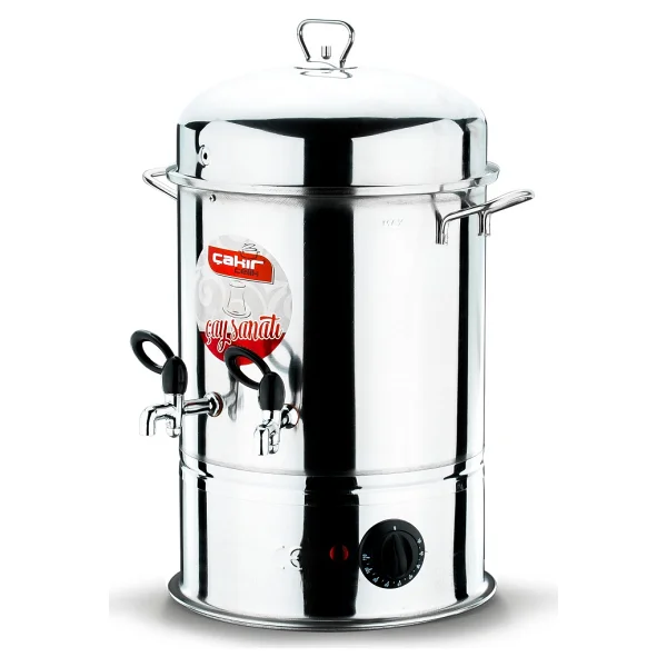 Çakır Çelik 250 Bardak Endüstriyel Çay Otomatı (Metal Musluklu) - Görsel 2