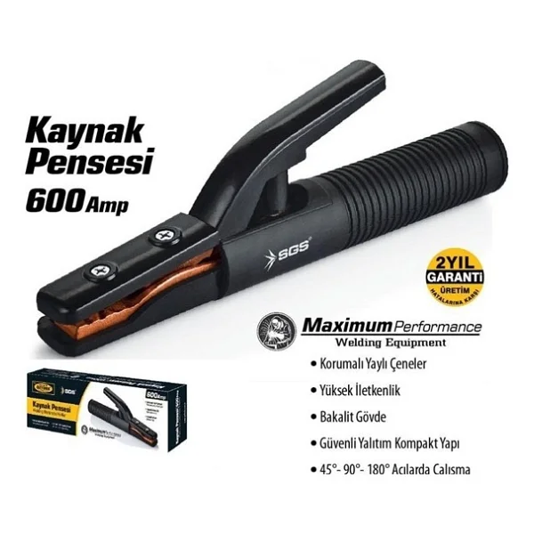 Sgs Profesyonel Kaynak Pensesi 600 Amper - Görsel 2