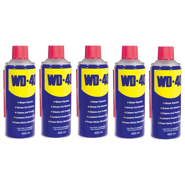 Wd40 Çok Amaçlı Yağlama Spreyi ve Pas Sökücü 24 Adet 1Koli 400 ML - Görsel 5