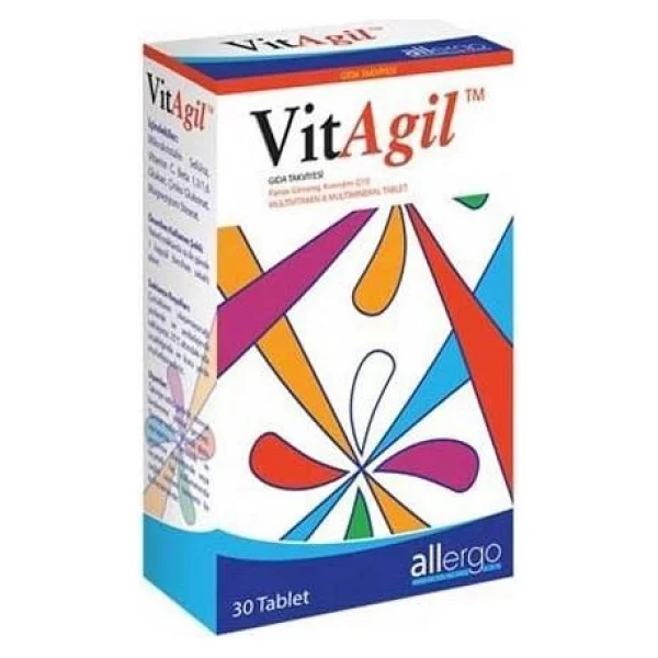 VitAgil Multivitamin Mineral 30 Tablet - Görsel 2