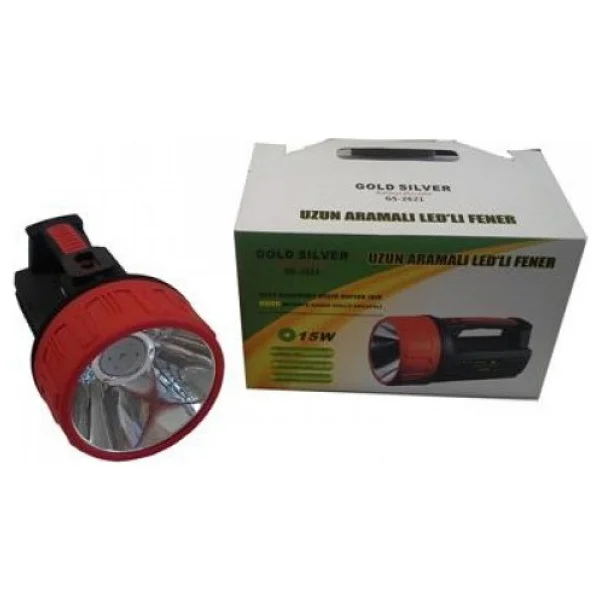 Gold Silver GS-2621 Projektör LED Şarjlı El Feneri - Görsel 2