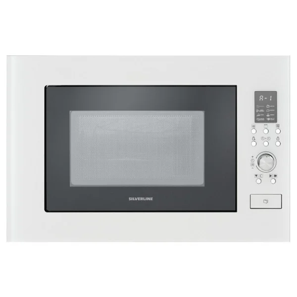 Silverline MW9018W01 25 lt Beyaz Ankastre Mikrodalga Fırın - Görsel 3