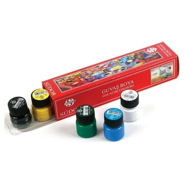 Südor 15 ml 6 Renk Guaj Boya - Görsel 6