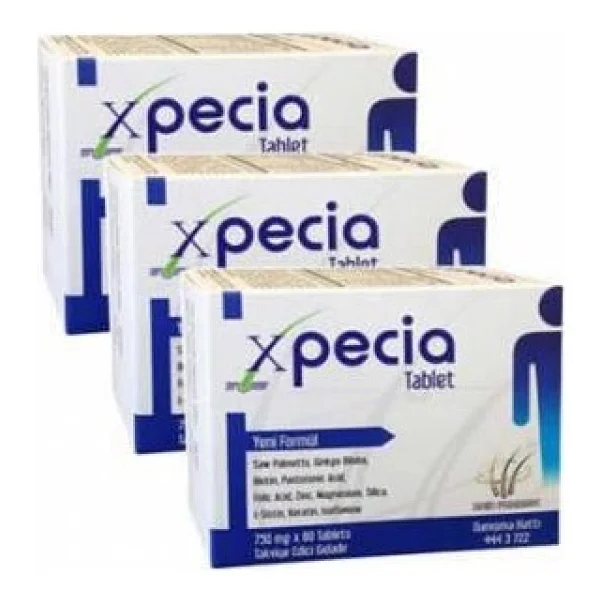 Xpecia Erkek 60 Tablet 3'lü - Görsel 2