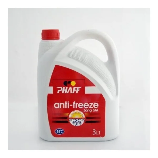Phaff Antifiriz Kırmızı Organik 3 Lt 56 Derece - Görsel 2
