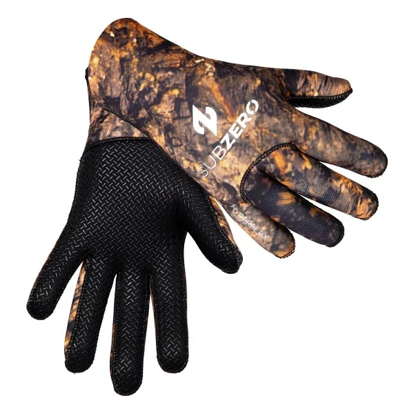 Subzero Freedom 3mm 3D Brown Kamuflaj Dalış Eldiveni - Görsel 3