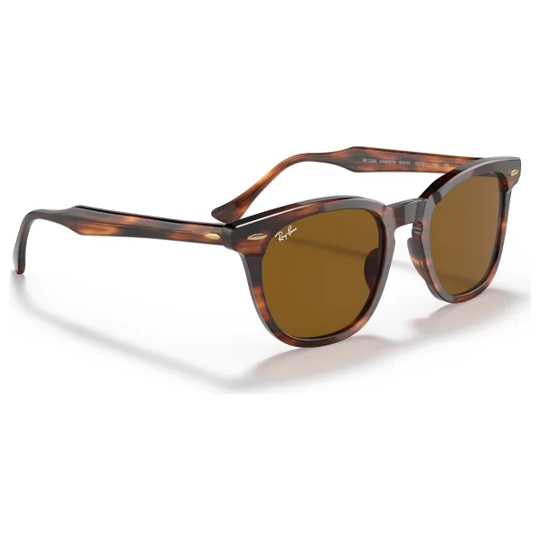 Ray-Ban Hawkeye 2298 954/33 Striped Havana-Brown Güneş Gözlüğü - Görsel 3