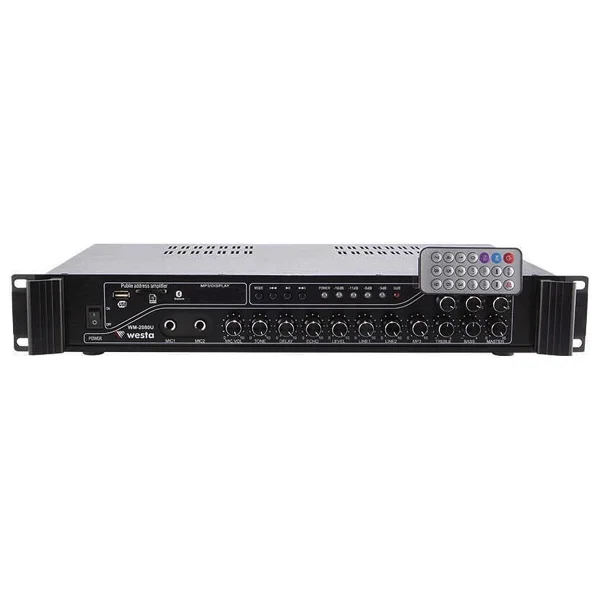 Westa WM-2080U 100-200W Mixer Amfi - Görsel 2