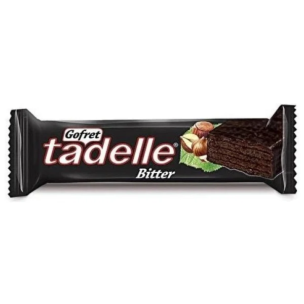Tadelle Bitter Çikolatalı Gofret 35 gr 24'lü - Görsel 4