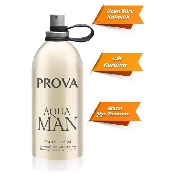 Prova Aqua Man Edp Erkek Parfüm 2 X 120 Ml - Görsel 10