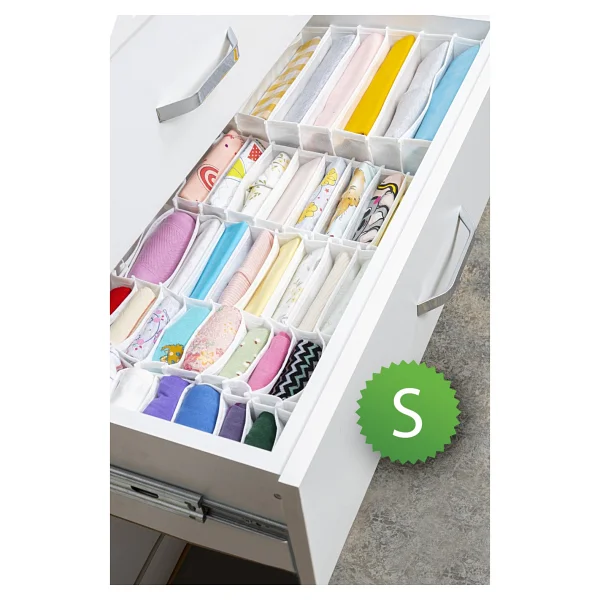 Meleni Home Çok Amaçlı 8 Bölmeli Akordiyon Çekmece ve Dolap Içi Düzenleyici 30 x 39 x 14 cm Xl - Görsel 4