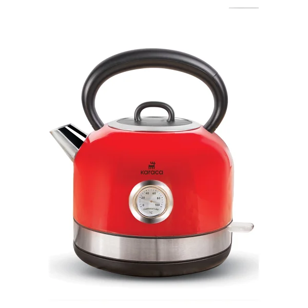 Karaca Retro 2151 Kırmızı 2150 W 1.7 lt Su Isıtıcı - Görsel 3