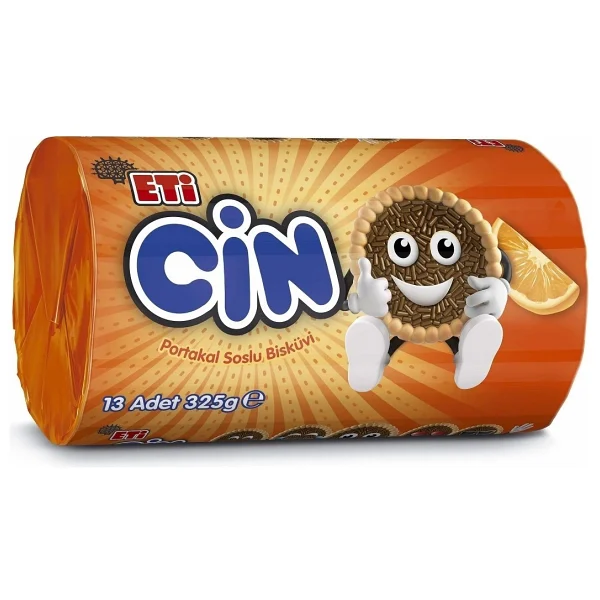 Eti Cin Portakallı Bisküvi 325 gr - Görsel 2