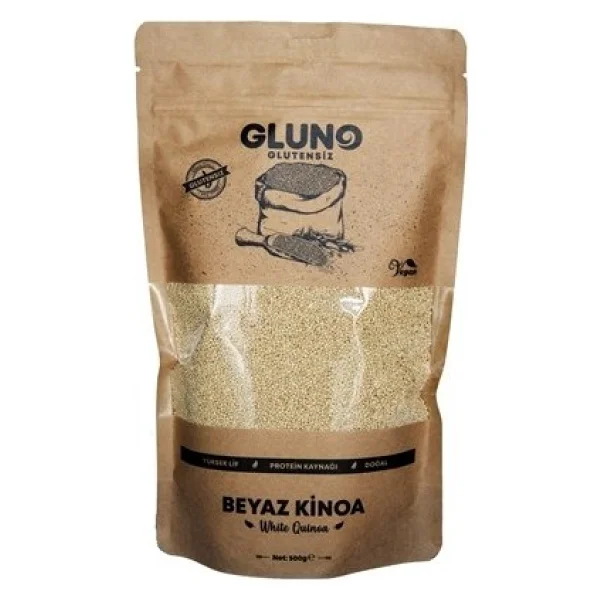Gluno Glutensiz Beyaz Kinoa 500 gr - Görsel 4