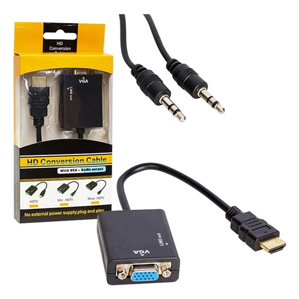Powermaster PM-32015 HDMI to VGA Çevirici - Görsel 2