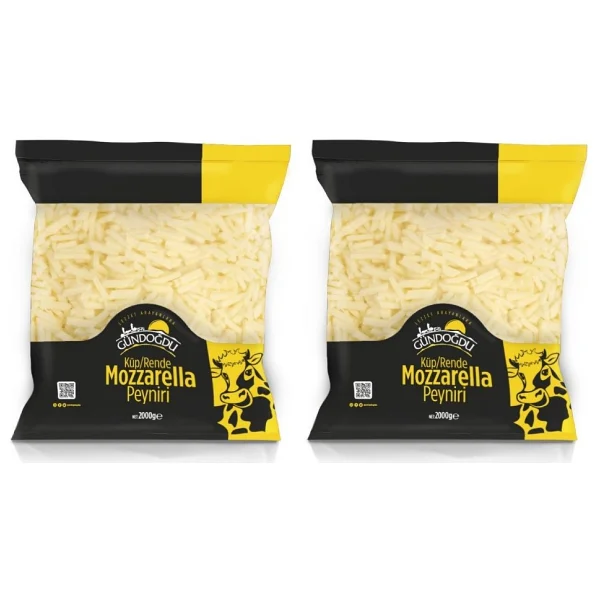 Gündoğdu Mozzarella Peyniri Küp/Şerit 2 kg 2'li - 4 kg - Görsel 6