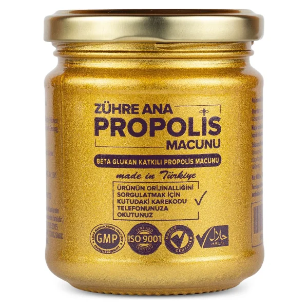 Zühre Ana Propolis Macunu - Beta Glukan ve Ginseng Katkılı (Orijinal Hologramlı Ürün) - 240 ml - Görsel 2